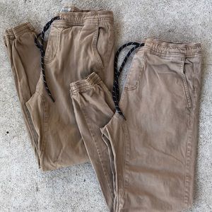 Charles and a half khaki jogger bundle